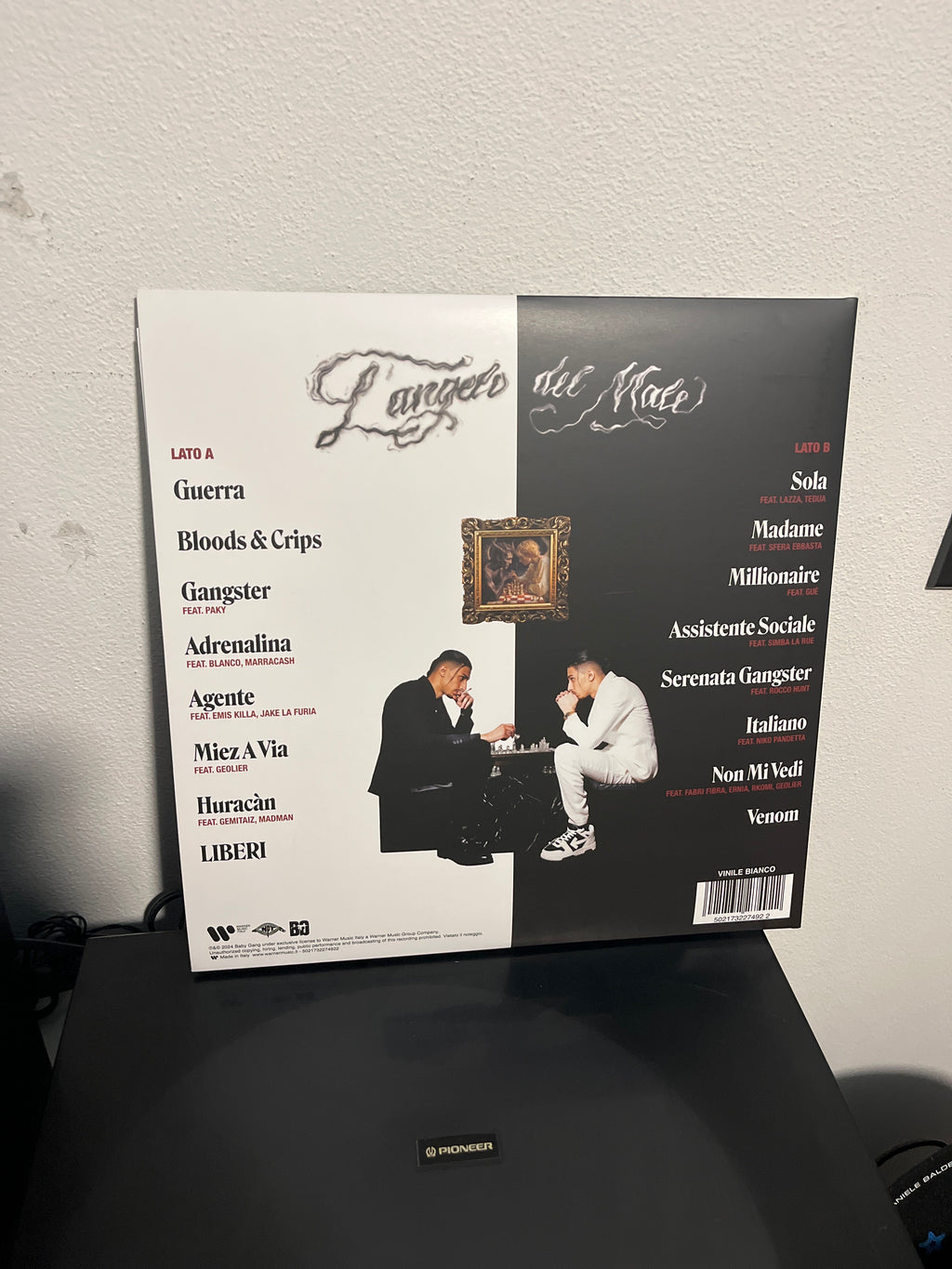 L’angelo del male, autografato (Baby gang)