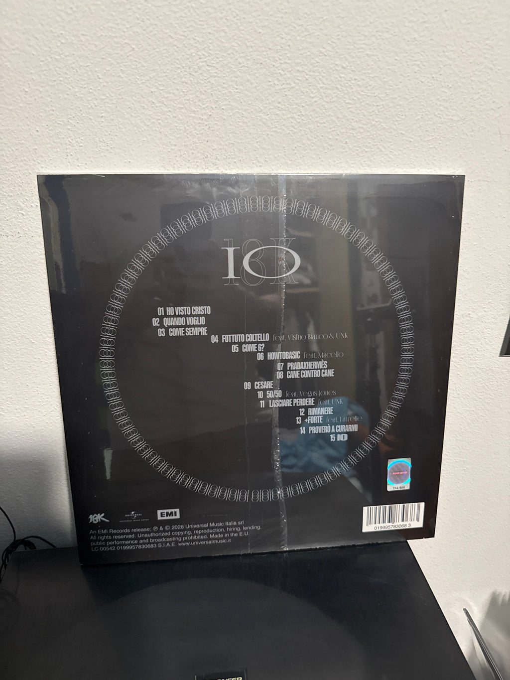 Io, autografato, vuoto edition (18k)