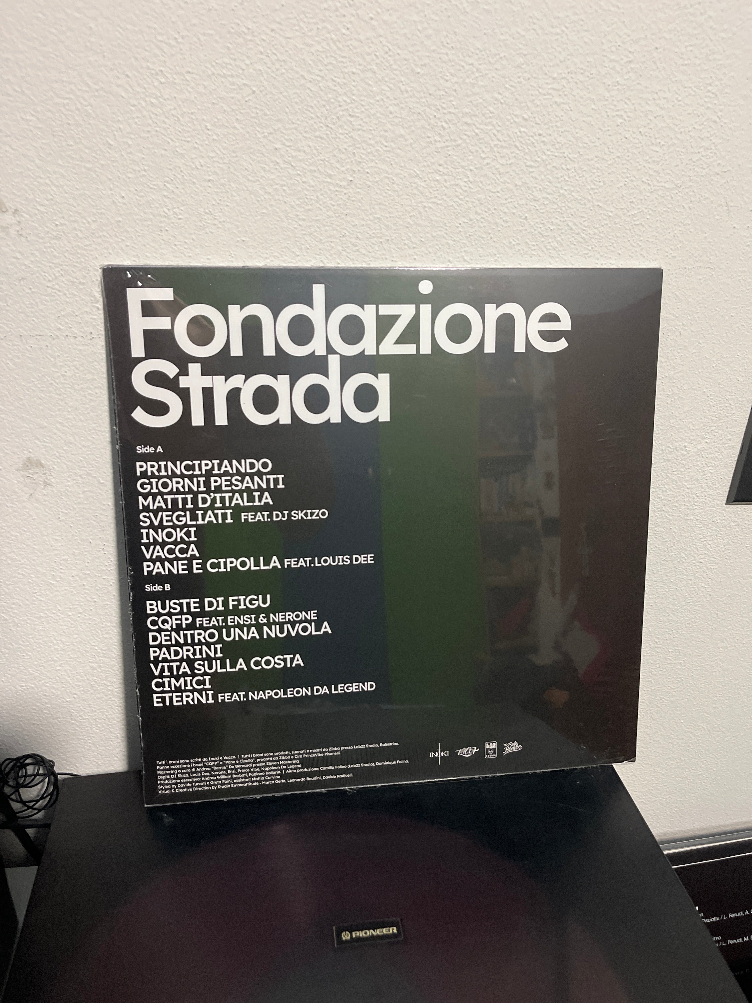 Fondazione strada, autografato (Inoki, Vacca)
