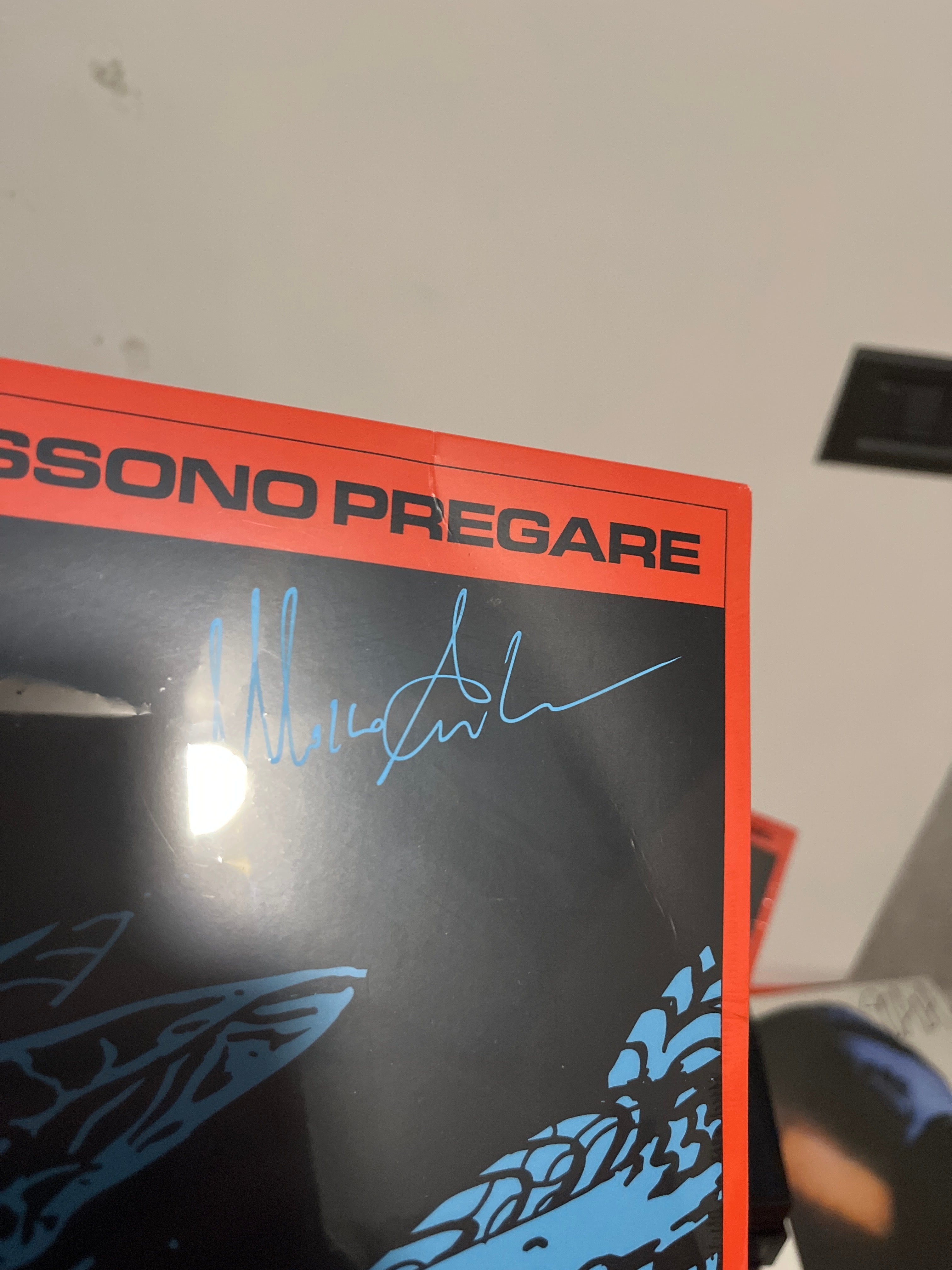 Le macchine non possono pregare, autografato (Anastasio)