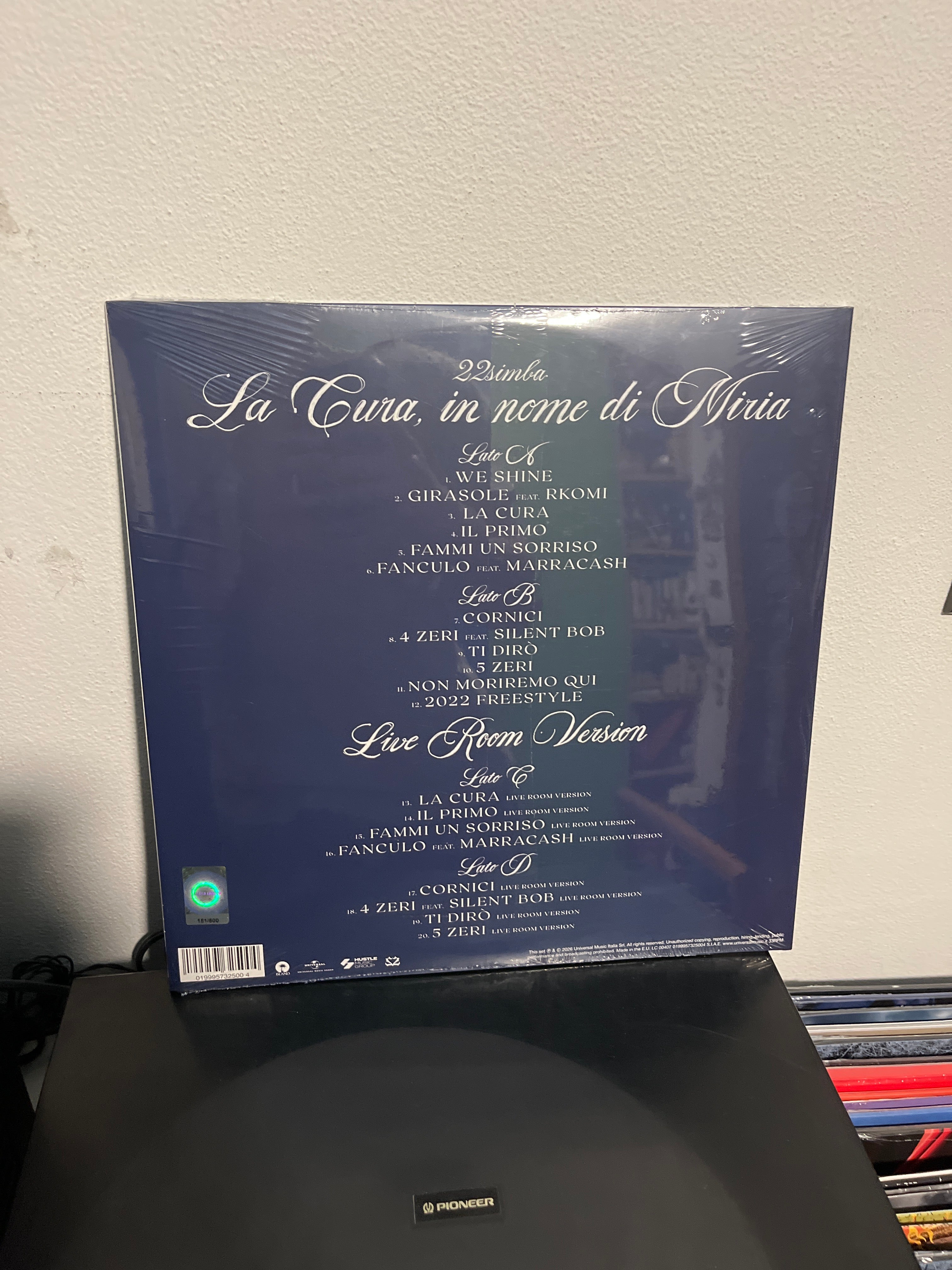 La cura in nome di Miria, autografato (22simba)