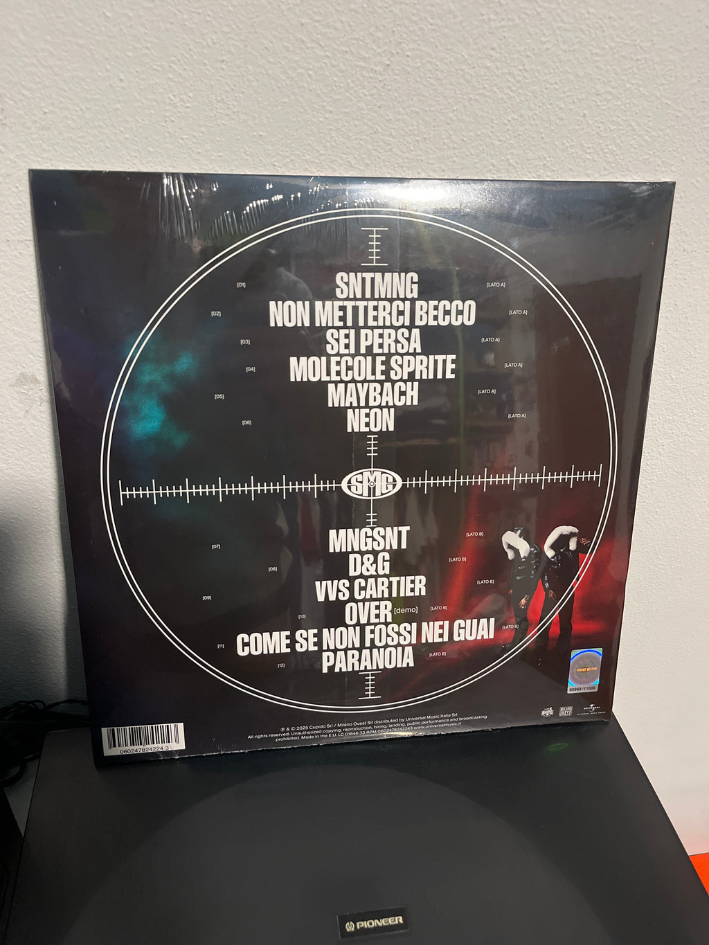 Santana money gang, autografato (Sfera ebbasta, Shiva)