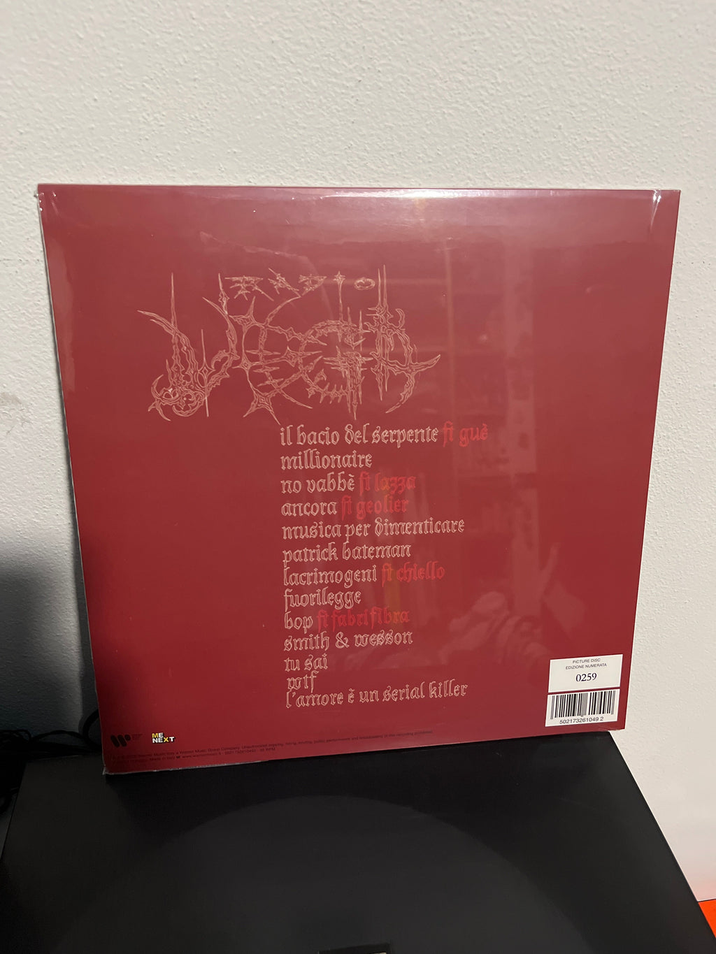Radio vega, picture disc autografato (Rose villain)