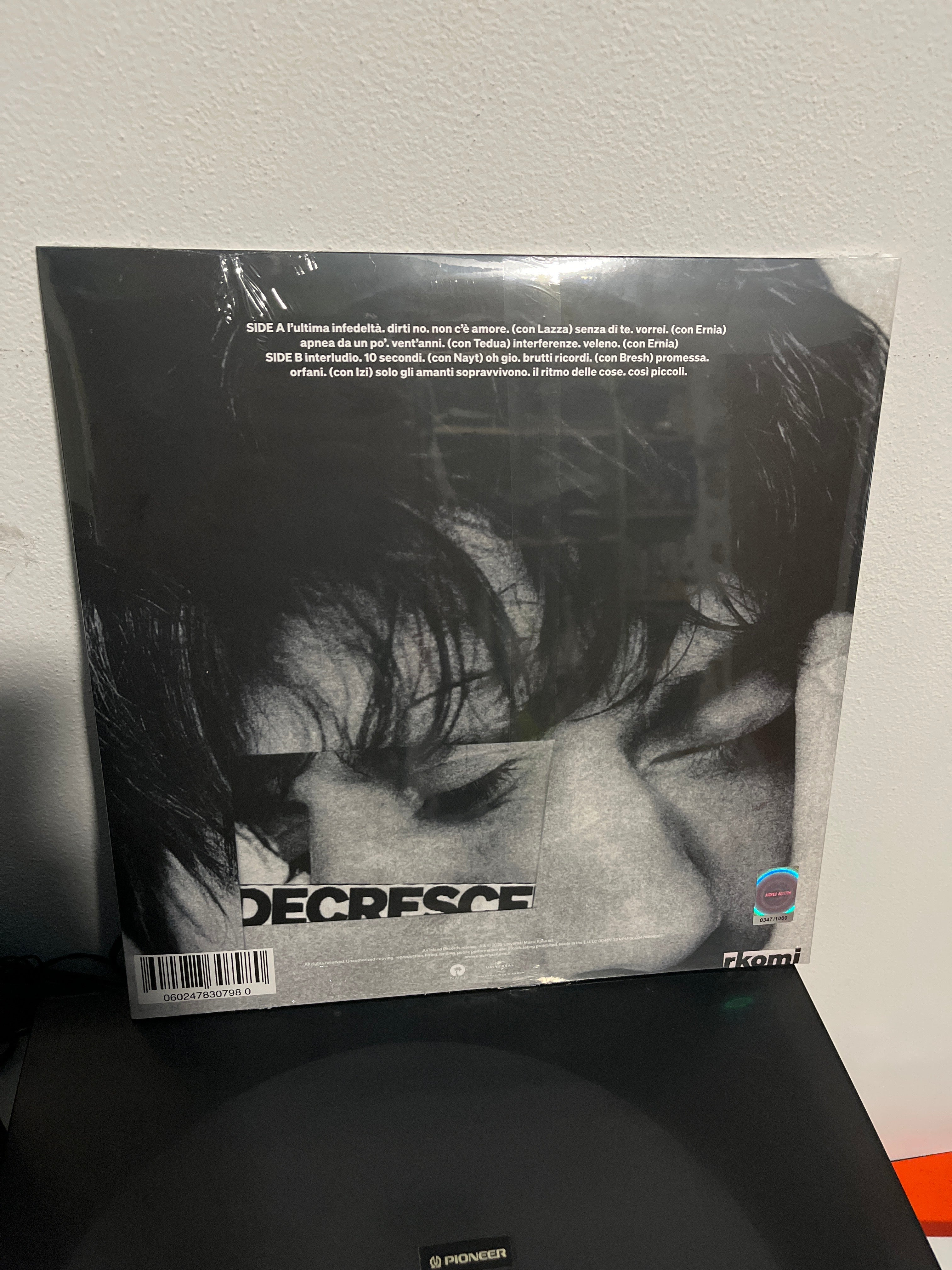 Decrescendo., bianco autografato (Rkomi)