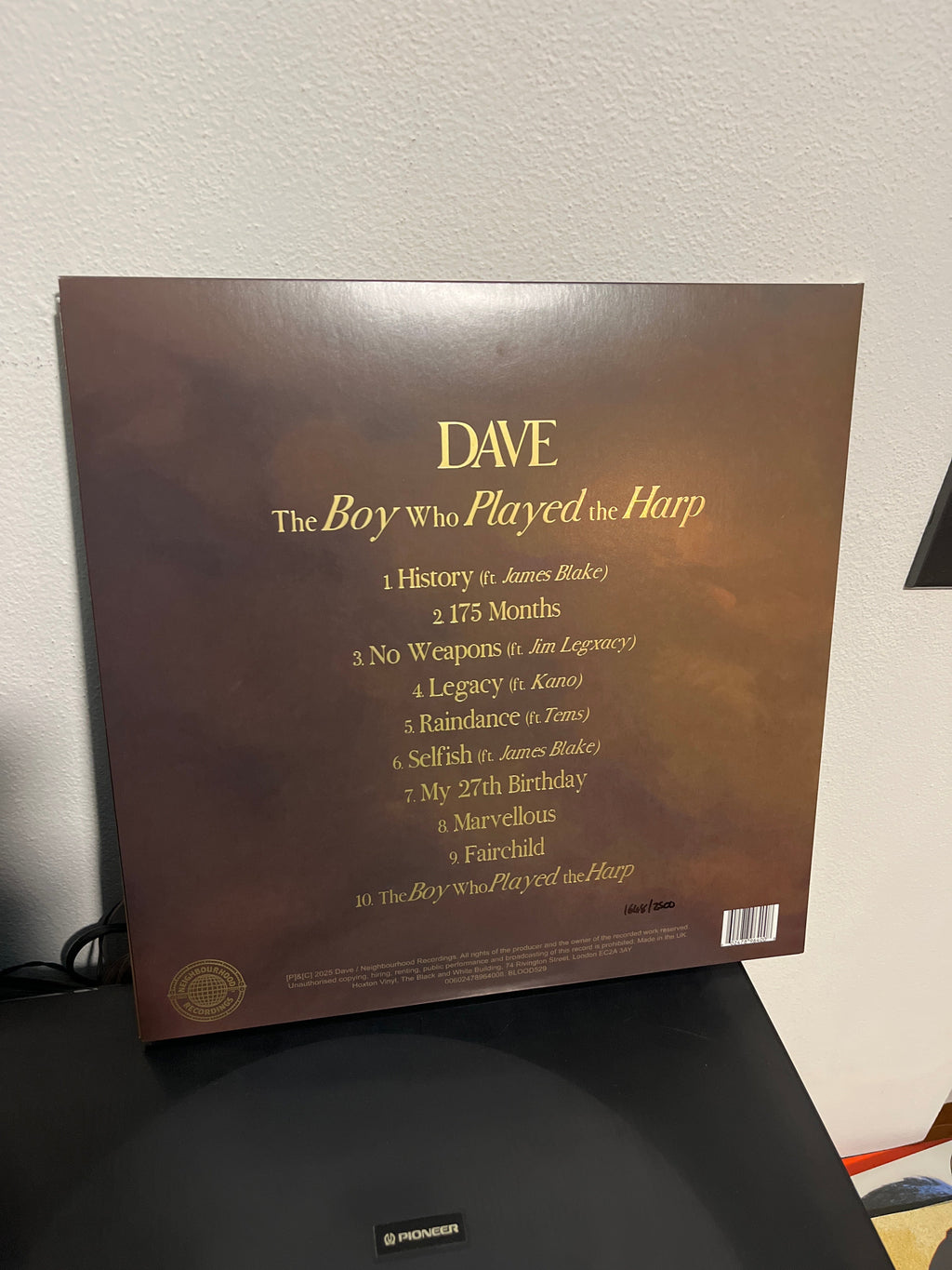 The boy who played the harp, glow in the dark (Dave)