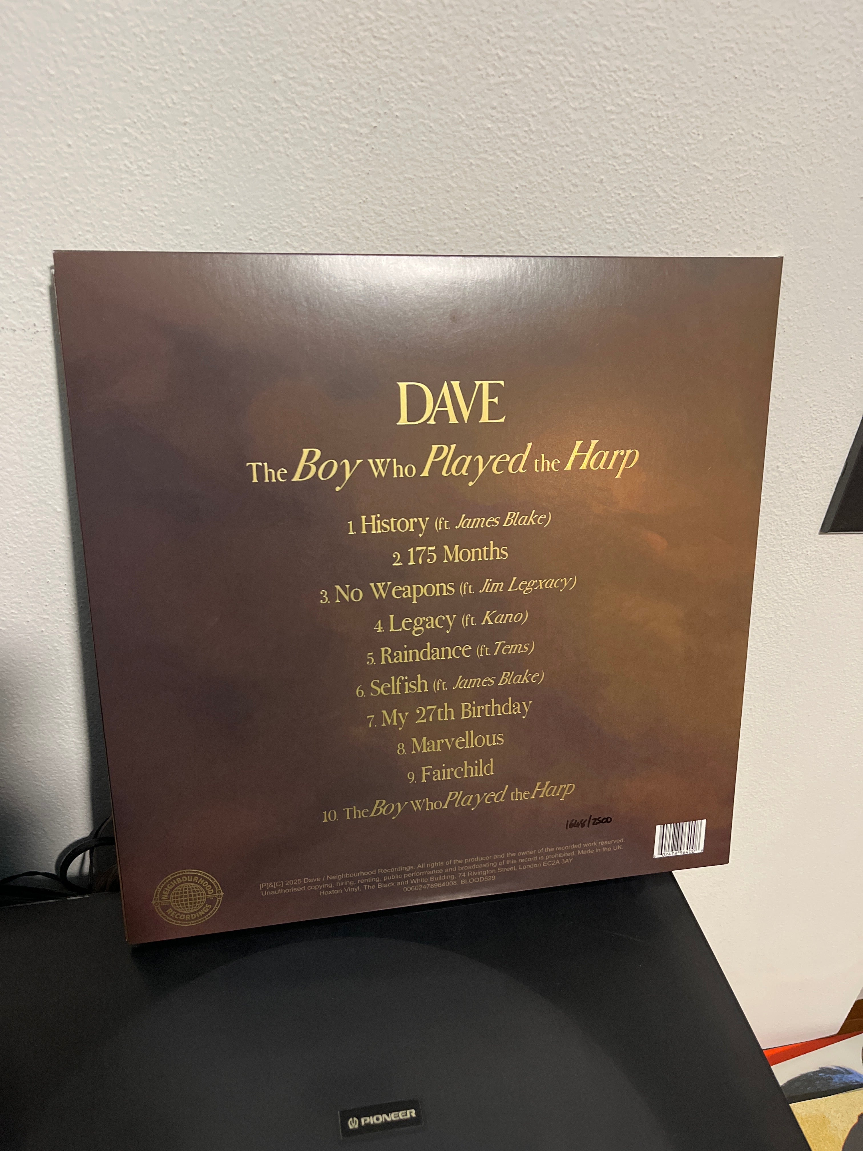 The boy who played the harp, glow in the dark (Dave)