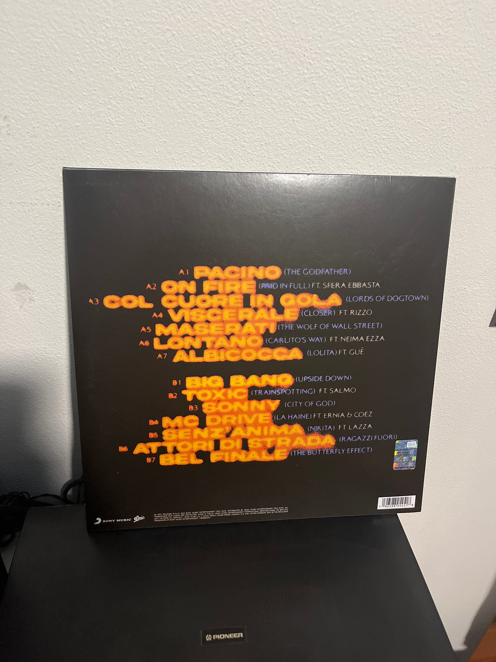 Effetto notte, autografato (Emis killa)