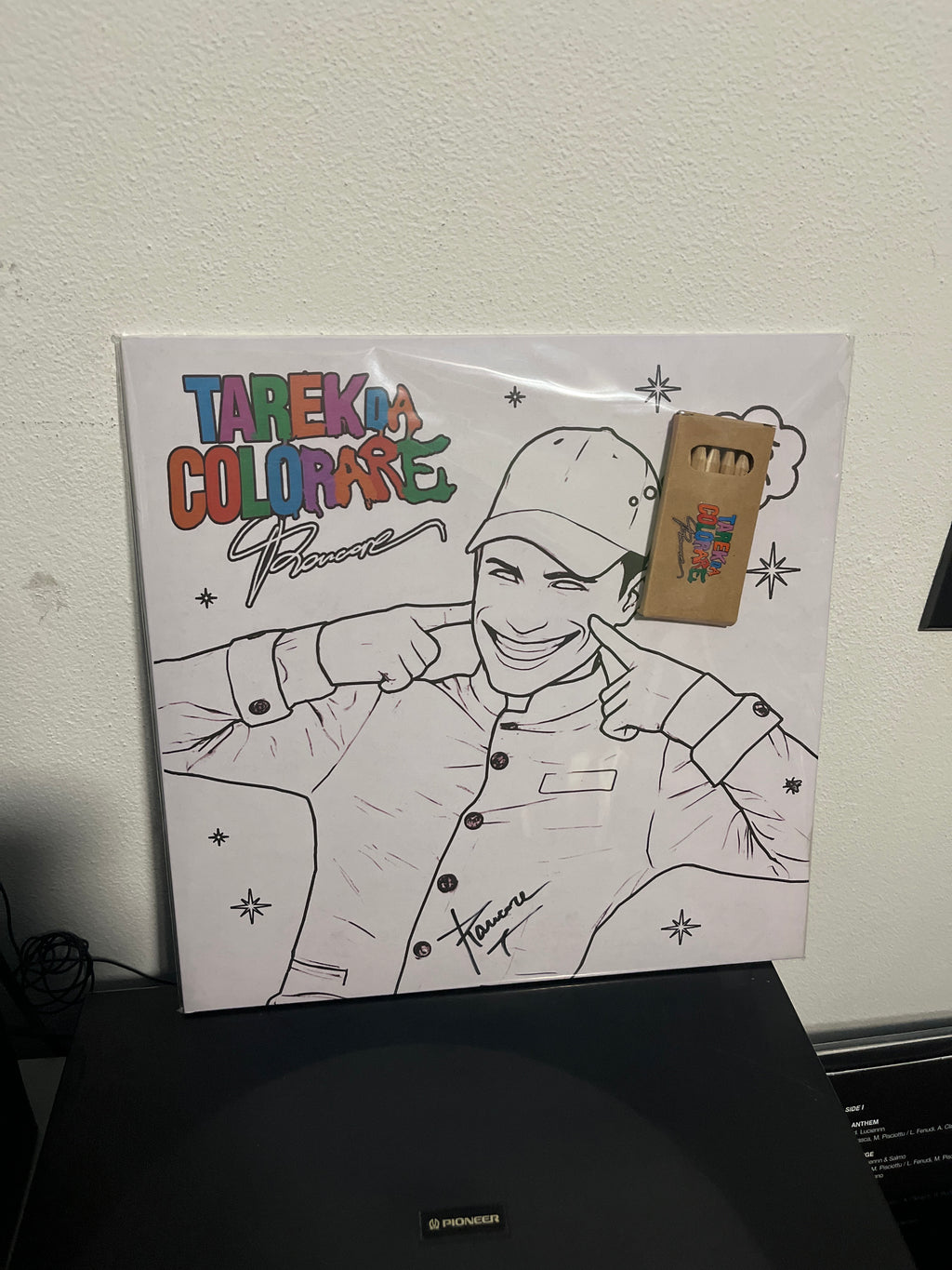 Tarek da colorare, autografato (Rancore)