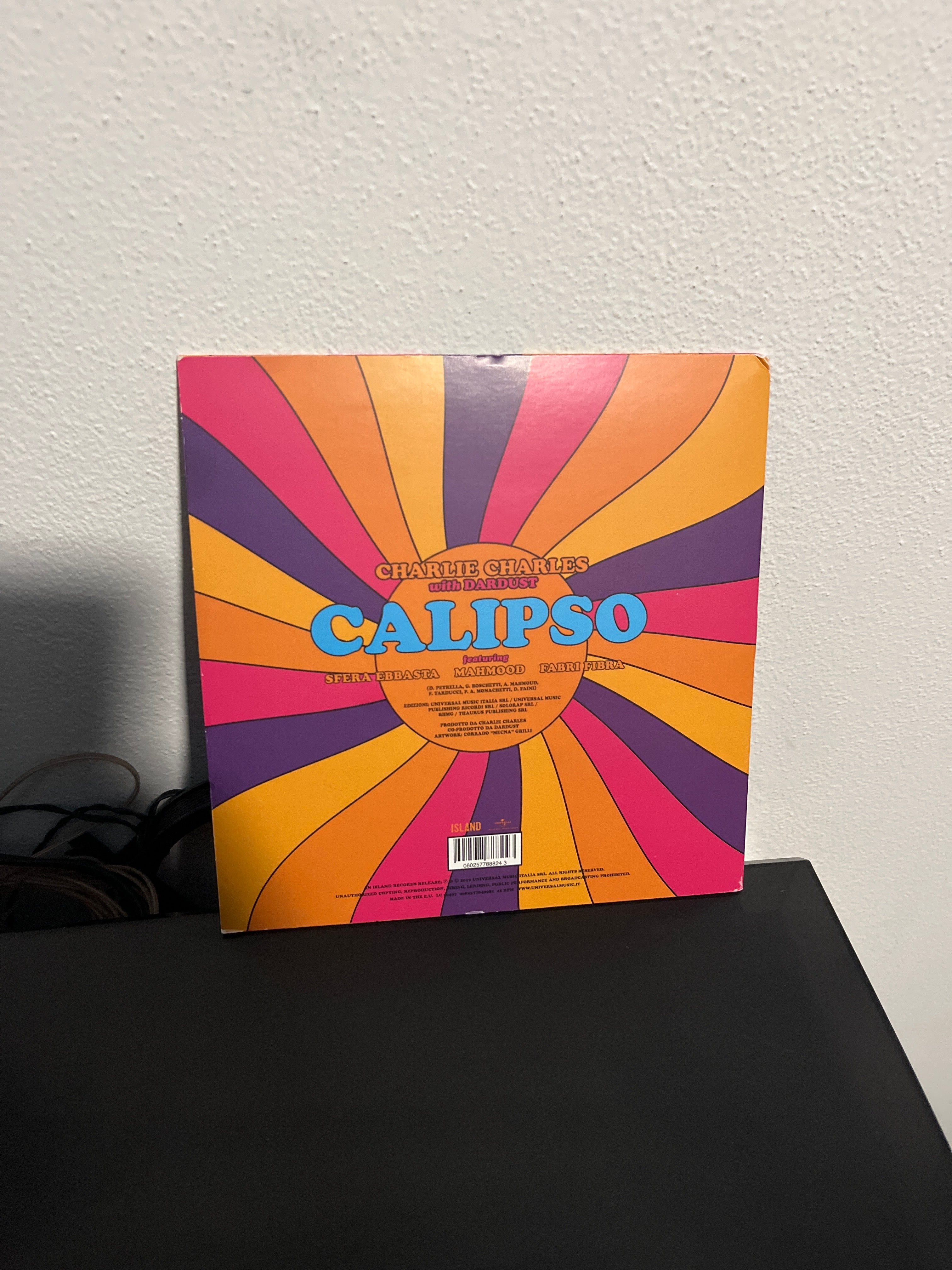 Calipso, 45giri (Sfera ebbasta, Mahmood, Fabri fibra, Charlie charles)