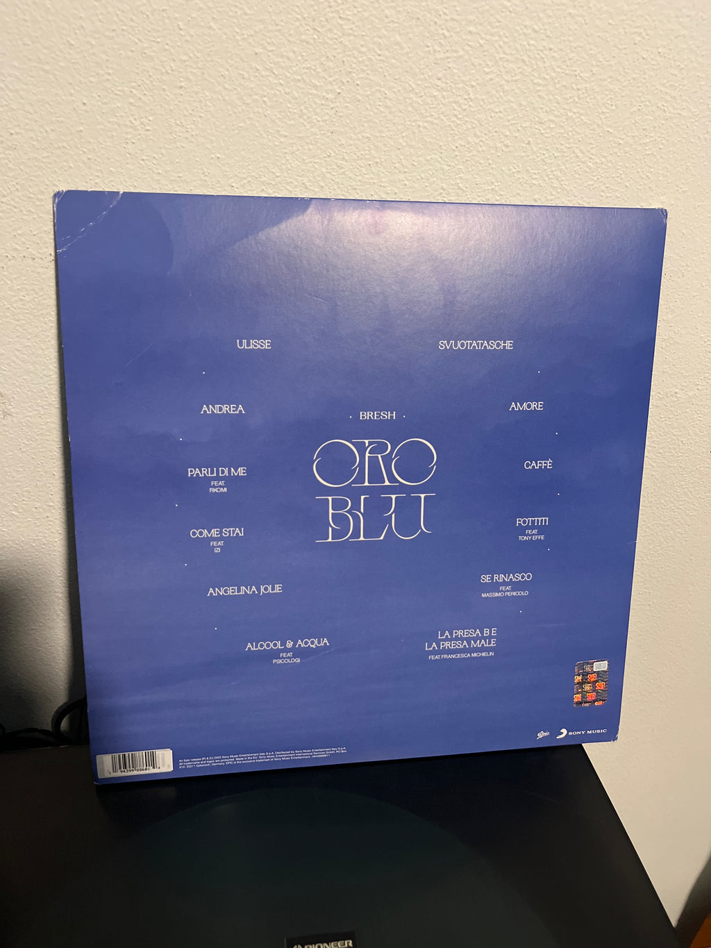 Oro blu, autografato prima stampa (Bresh)