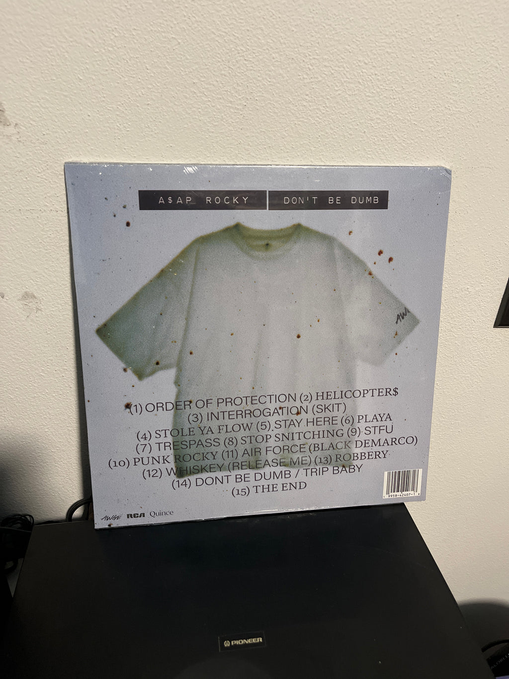 Don’t be dumb, cover alternativa (Asap rocky)