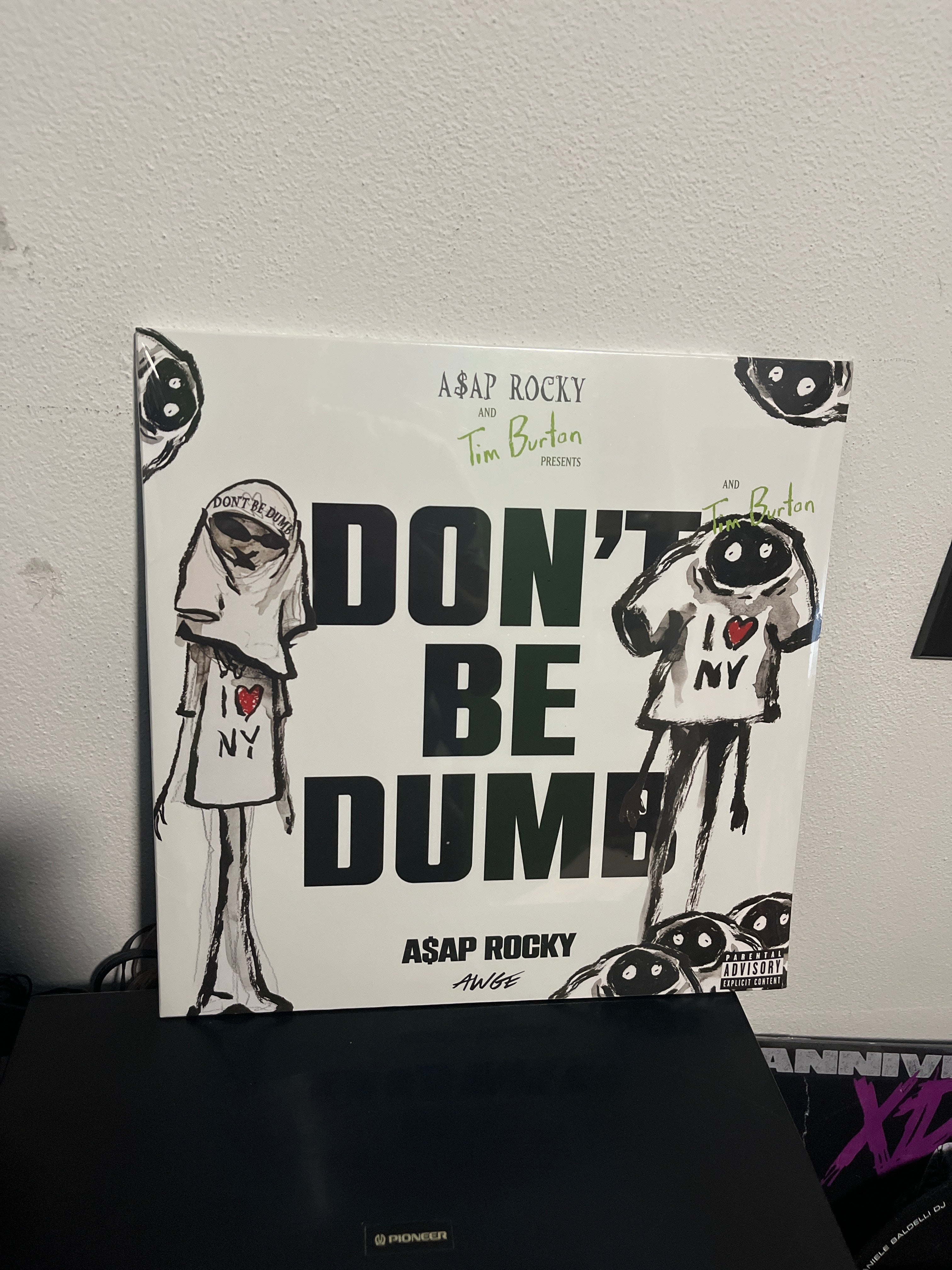 Don’t be dumb, autografato , cover alternativa (Asap rocky)