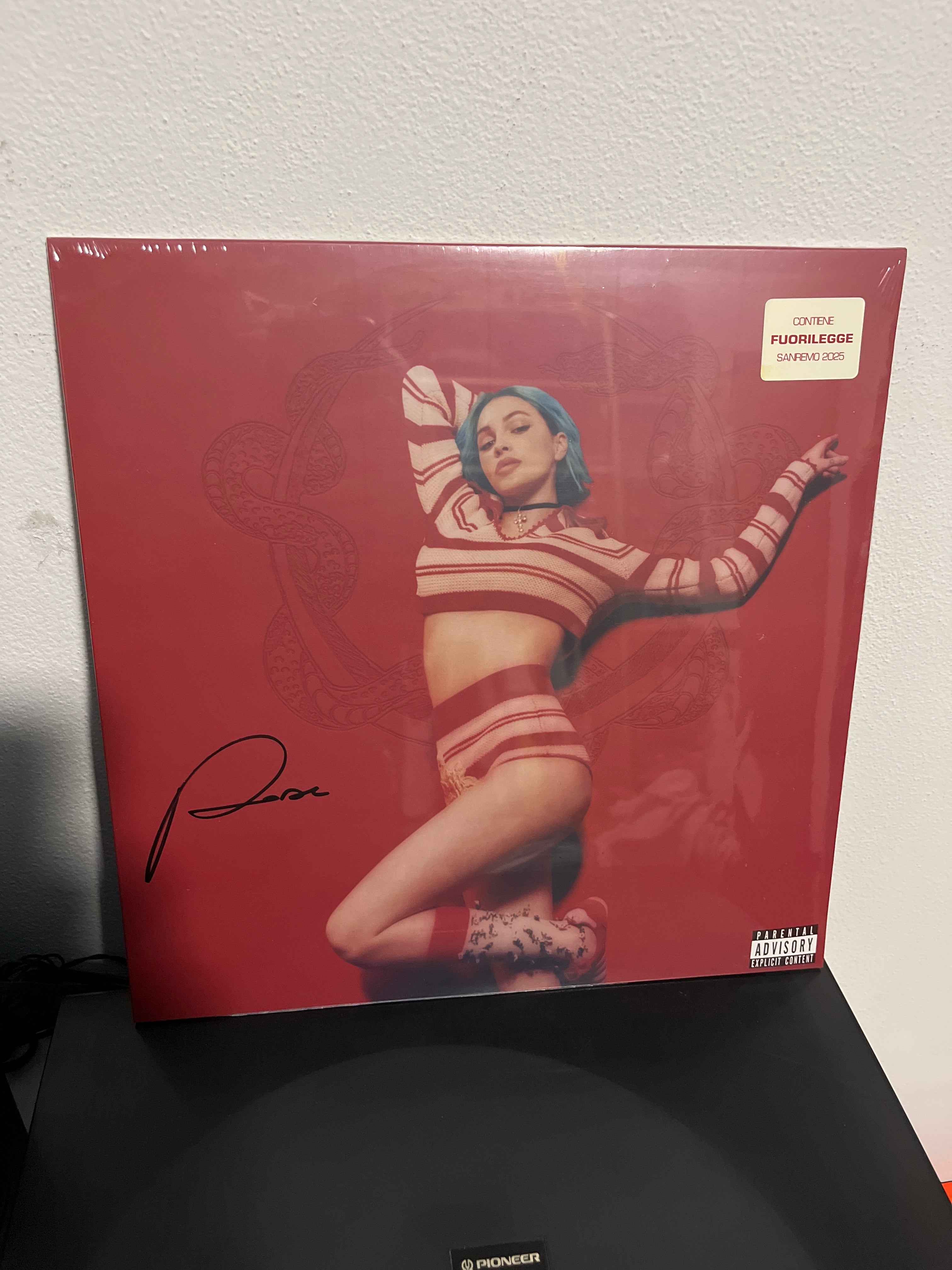 Radio vega, picture disc autografato (Rose villain)