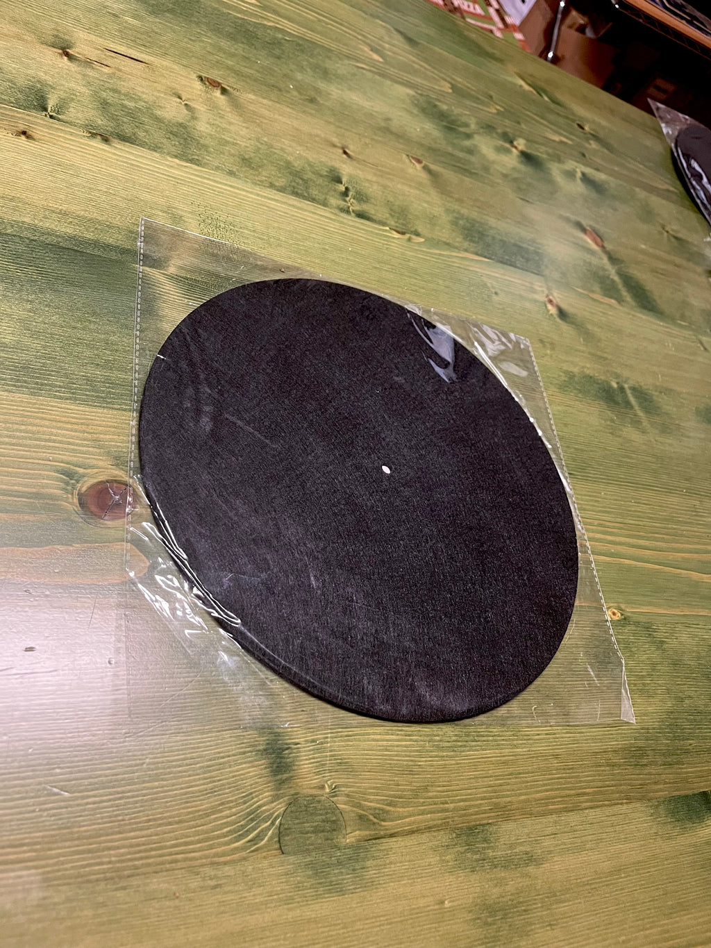 Tappetino in feltro antistatico per giradischi